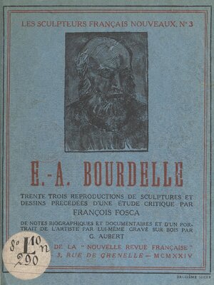 cover image of E.-A. Bourdelle